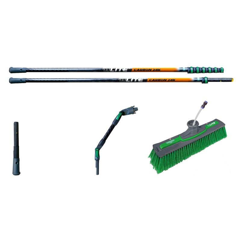 Telsk.steel kit kompleet nLITE Carbon 24K - 11,90 m